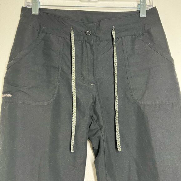Quehua France Parachute Loose-Fit Trousers Fleece-lined Size S Black UltraLight - Picture 6 of 16